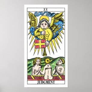 Arrest Tarot Kaart Poster