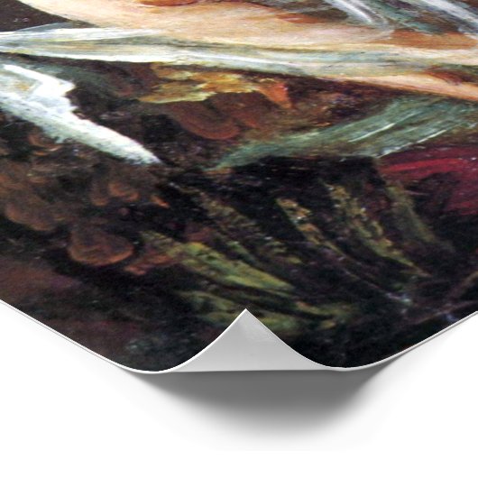 Arrest van Paul Cezanne in Parijs Poster (Hoek)