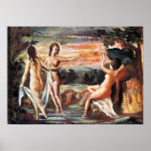 Arrest van Paul Cezanne in Parijs Poster (Voorkant)