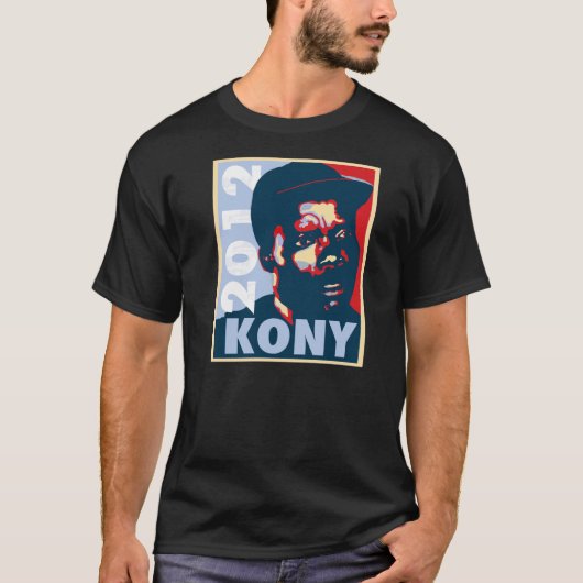 Arrestatie Kony 2012 T-shirt (Voorkant)