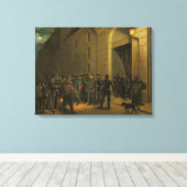Arrestatie van de generaals canvas afdruk (Insitu (Houten vloer))