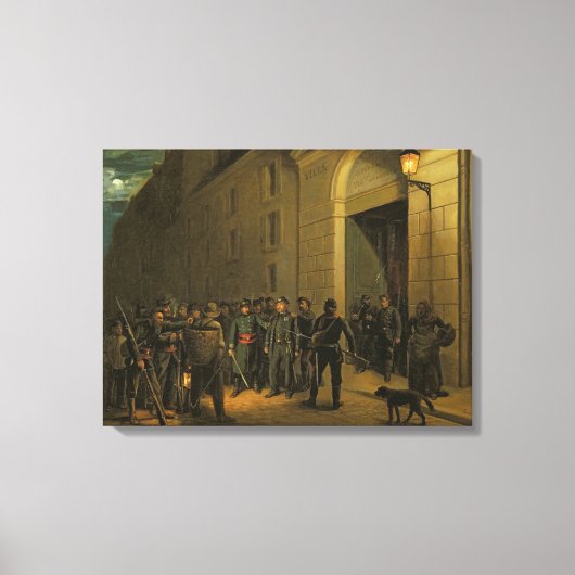 Arrestatie van de generaals canvas afdruk (Voorkant)