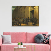 Arrestatie van de generaals canvas afdruk (Insitu (Woonkamer))