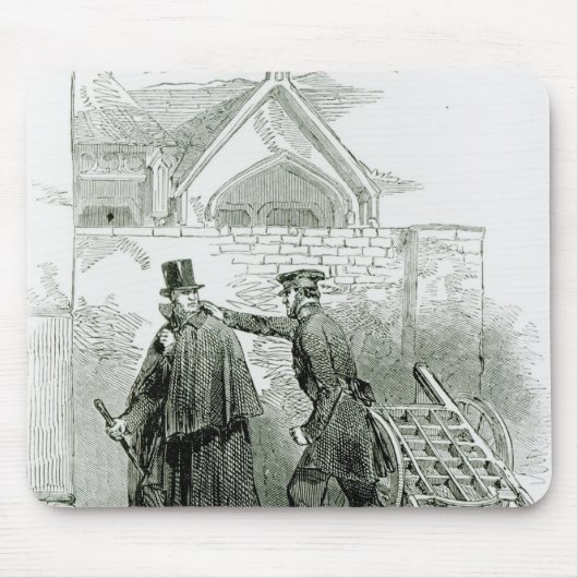 Arrestatie van de heer Smith O'Brien Muismat (Voorkant)