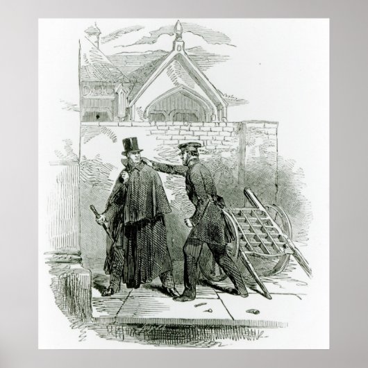 Arrestatie van de heer Smith O'Brien Poster (Voorkant)