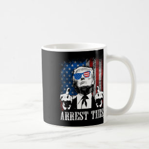 Arresteer deze Amerikaanse vlag van Trump 2025 Koffiemok