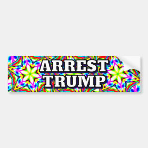 ARRESTEREN TRUMP (je kan de woorden veranderen) Bumpersticker
