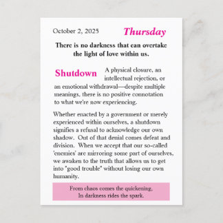 Arrêt - Carte postale Word of the Day