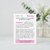 Arrêt - Carte postale Word of the Day (Debout devant)