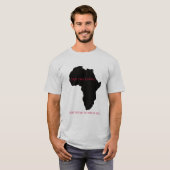 Arrêt    noir de l'Afrique de T-shirt le massacre (Devant entier)