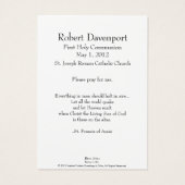 Arrêter dans les cartes de prière Awe (Dos)