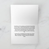 Arrêter la carte de voeux dévotionnelle (Intérieur)