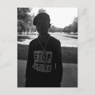 ARRÊTER LA CARTE Postale