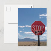 Arrêter la carte postale de haine (Devant / Derrière)