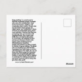 arrêter la carte postale de traqueurs de gangs (Dos)