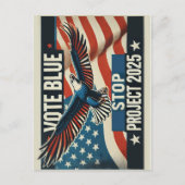 Arrêter la carte postale Project 2025 (Devant)