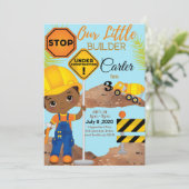 Arrêter La Circulation Invitation Anniversaire (Debout devant)