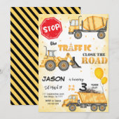 Arrêter la construction de la route Invitation d'a (Devant / Derrière)