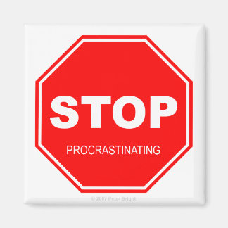 Arrêter la procrastination - Aimant