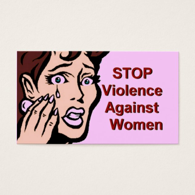 Arrêter la violence contre les femmes (Devant)