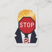 Arrêter le Carte de visite de Trump (Dos)