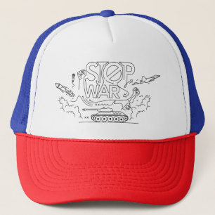 Arrêter le chapeau de camion de guerre Casquette