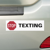 Arrêter le sticker pare-chocs (En voiture)