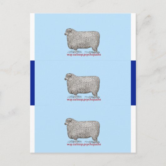 Arrêter les Cartes de visite de psychopathes (Devant)