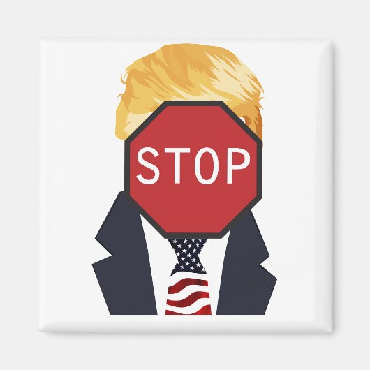 Arrêter Trump Magnet (Devant)