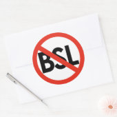 Arrêtez BSL ! Stickers Anti-BSL (Enveloppe)