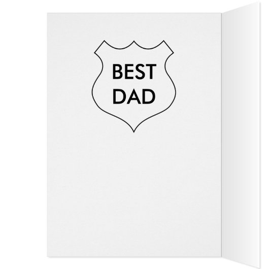 Arrêtez c'est la fête des pères avec un bureau de  (Intérieur (Gauche))