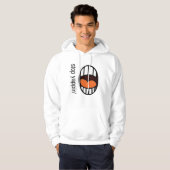 " Arrêtez de japper " / sweat à capuche (Devant entier)