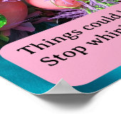 Arrêtez de pleurer, commencez à écrire une affiche (Coin)