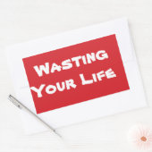 ARRÊTEZ D'ÉCHAPPER À Votre Sticker À Signes Time S (Enveloppe)