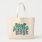 Arrêtez d'utiliser des sacs en plastique (Devant)