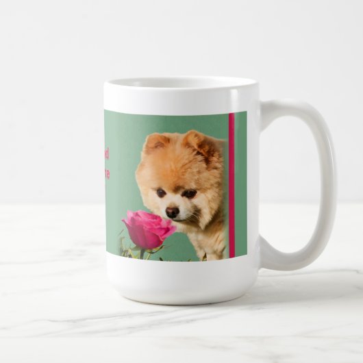 Arrêtez et sentez la tasse de roses (Droite)