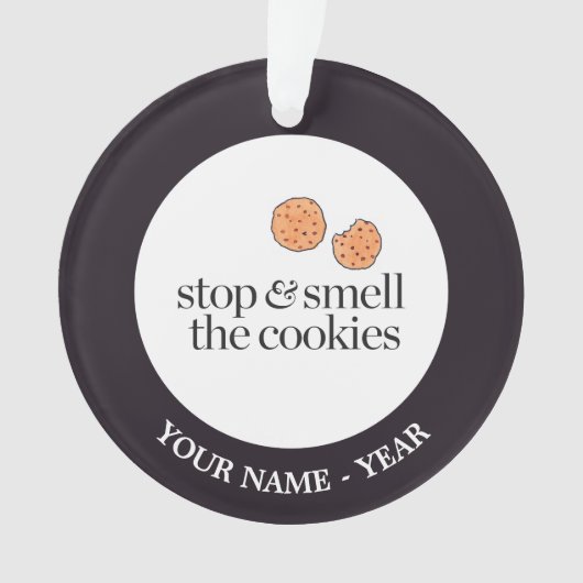 Arrêtez et sentez les biscuits (devant)