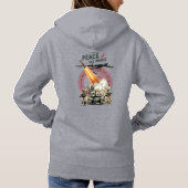 Arrêtez la guerre (mode clair) | Sweat à capuche p (Dos)