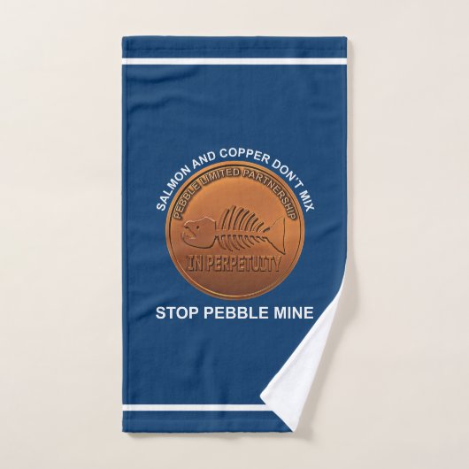 Arrêtez la mine de galets - Pebble Mine Penny (Serviette à main)