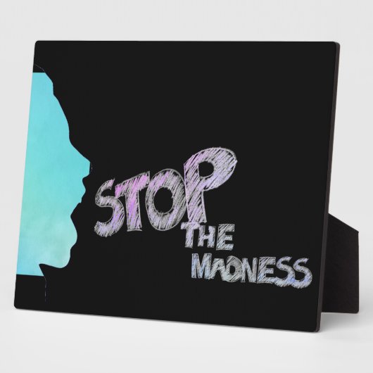 Arrêtez la plaque de folie (Côté)