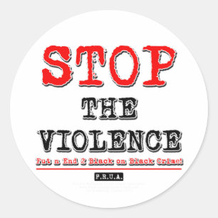 Arrêtez Le Sticker Violence