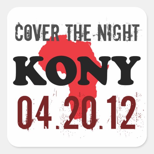 Arrêtez les autocollants Kony 2012 (Devant)