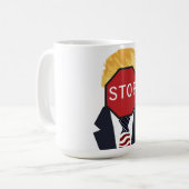 Arrêtez Trump Coffee Mug (Devant gauche)