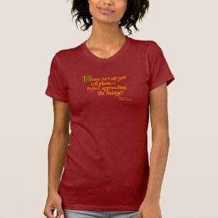 Arrêtez votre T-shirt de téléphone portable