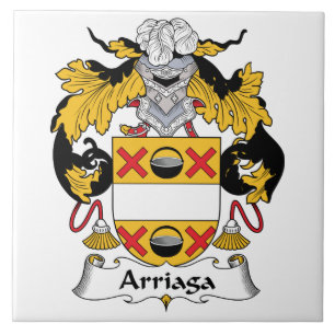 Arriaga Family Crest Tegeltje