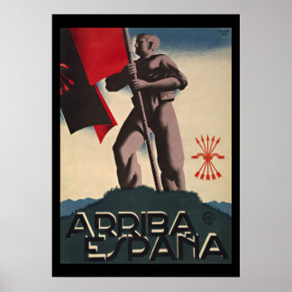 Arriba Espana Spaans Poster van de propaganda voor