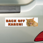 Arrière de Karen Chat Sticker de pare-chocs (En voiture)