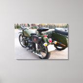 Arrière d'une moto 750B-2 avec une toile sidecar (Recto)