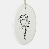 Arrière et épine de père Noël Ornement de Noël (Droite)