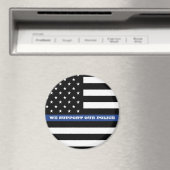 Arrière Le Grand Bleu, Aimant Rond De 3 Pouces (In Situ (Lave-vaisselle))